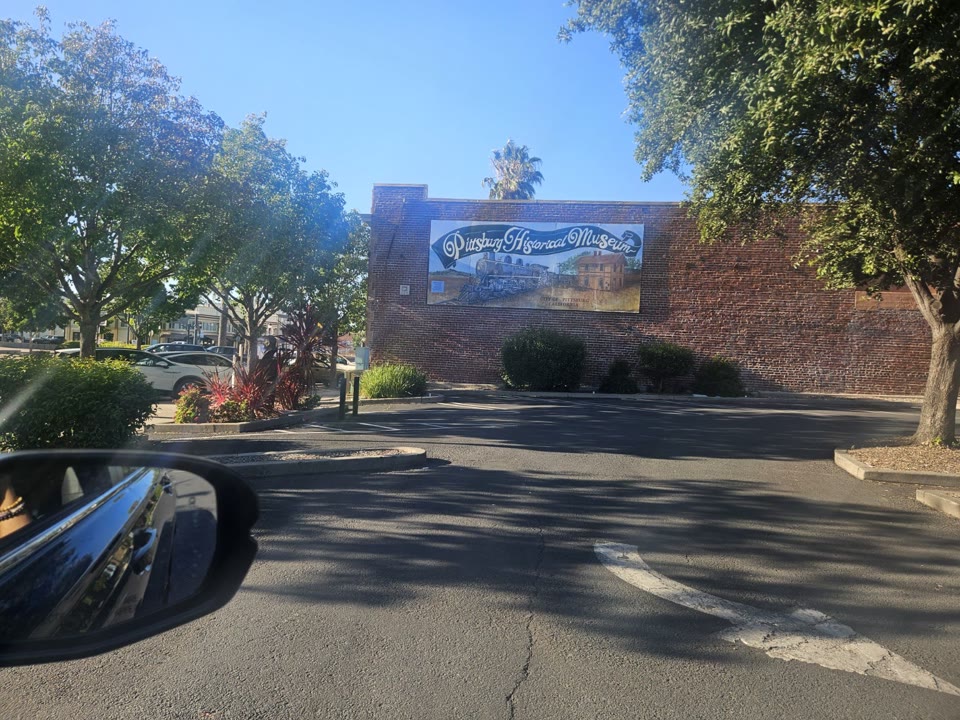Pittsburg Historical Museum mural in downtown Pittsburg, California